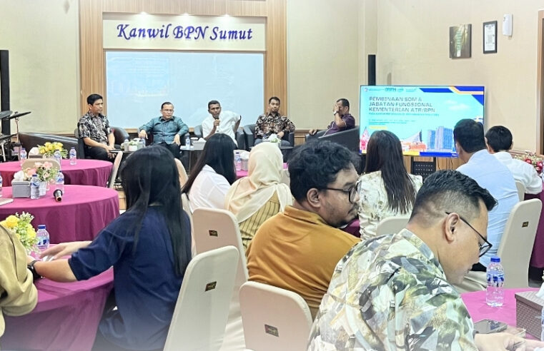 Kepala BPSDM ATR/BPN Berikan Pembinaan kepada Jajaran Kanwil BPN Provinsi Sumatera Utara untuk Perkuat Profesionalisme ASN