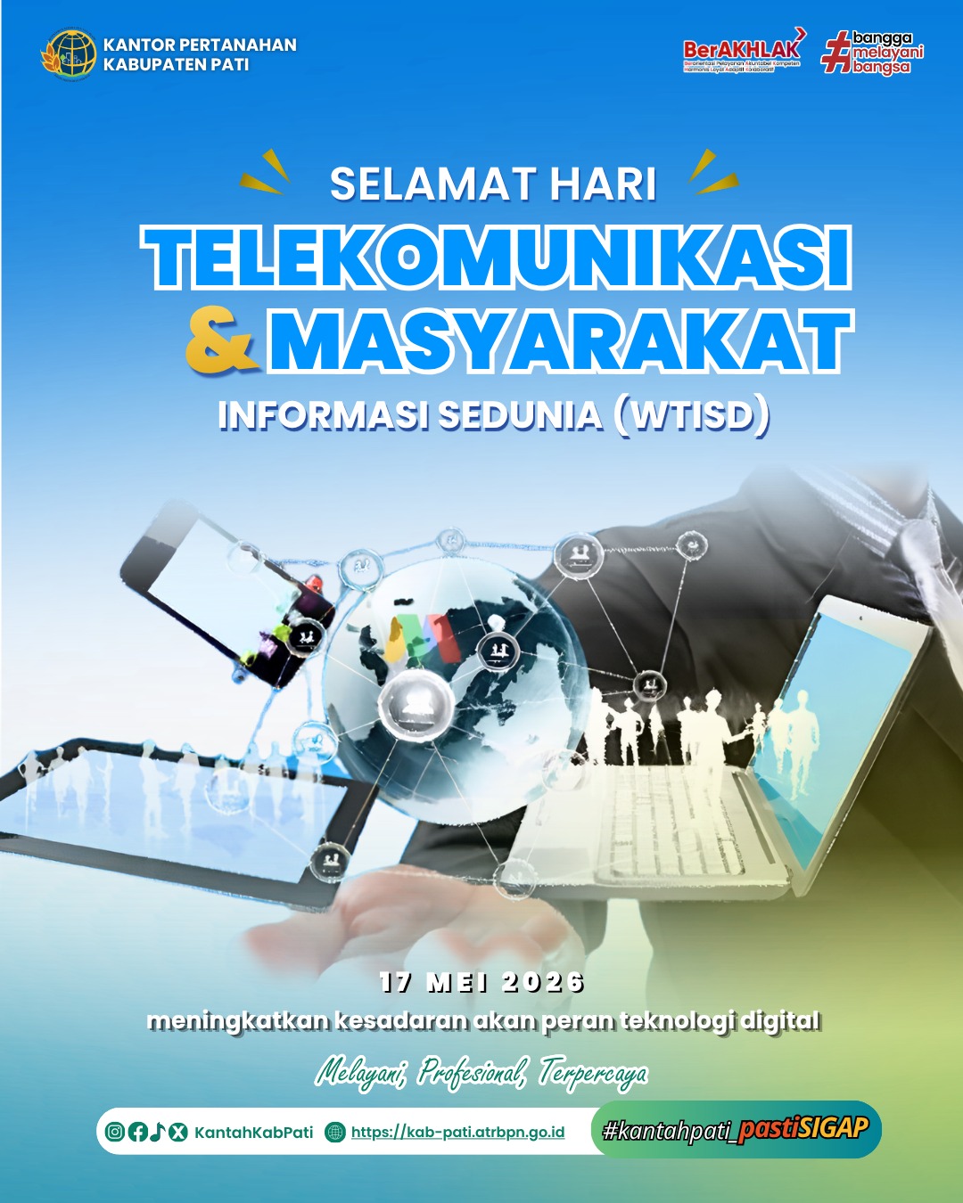 Selamat Hari Telekomunikasi dan Masyarakat Informasi Sedunia (WTISD) 2026 🌐📱