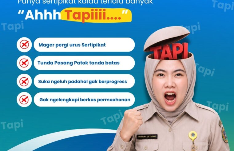 😵‍💫 Ahh… bagaimana mau SAKSESSS punya sertipikat kalau terlalu banyak “ahh tapi…” 😆