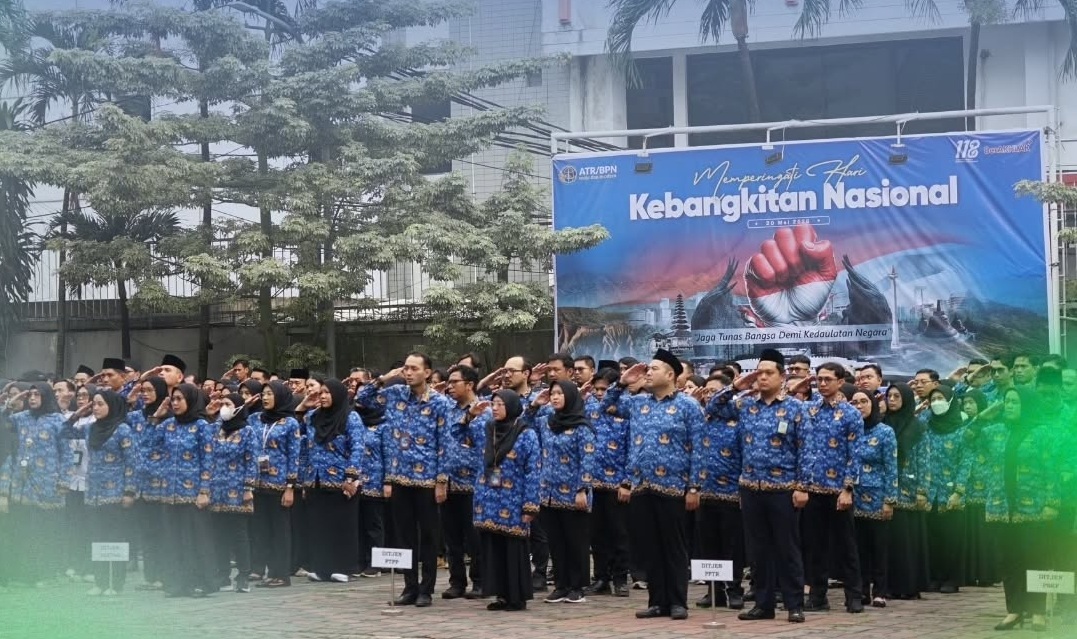 Direktorat Jenderal Penataan Agraria mengikuti Upacara Peringatan Hari Kebangkitan Nasional ke-118 Tahun 2026