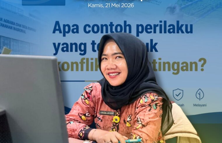 Staff Subbagian Tata Usaha Kantor Pertanahan Kabupaten Pati Ikuti Webinar Nasional Literasi Tindak Pidana Korupsi