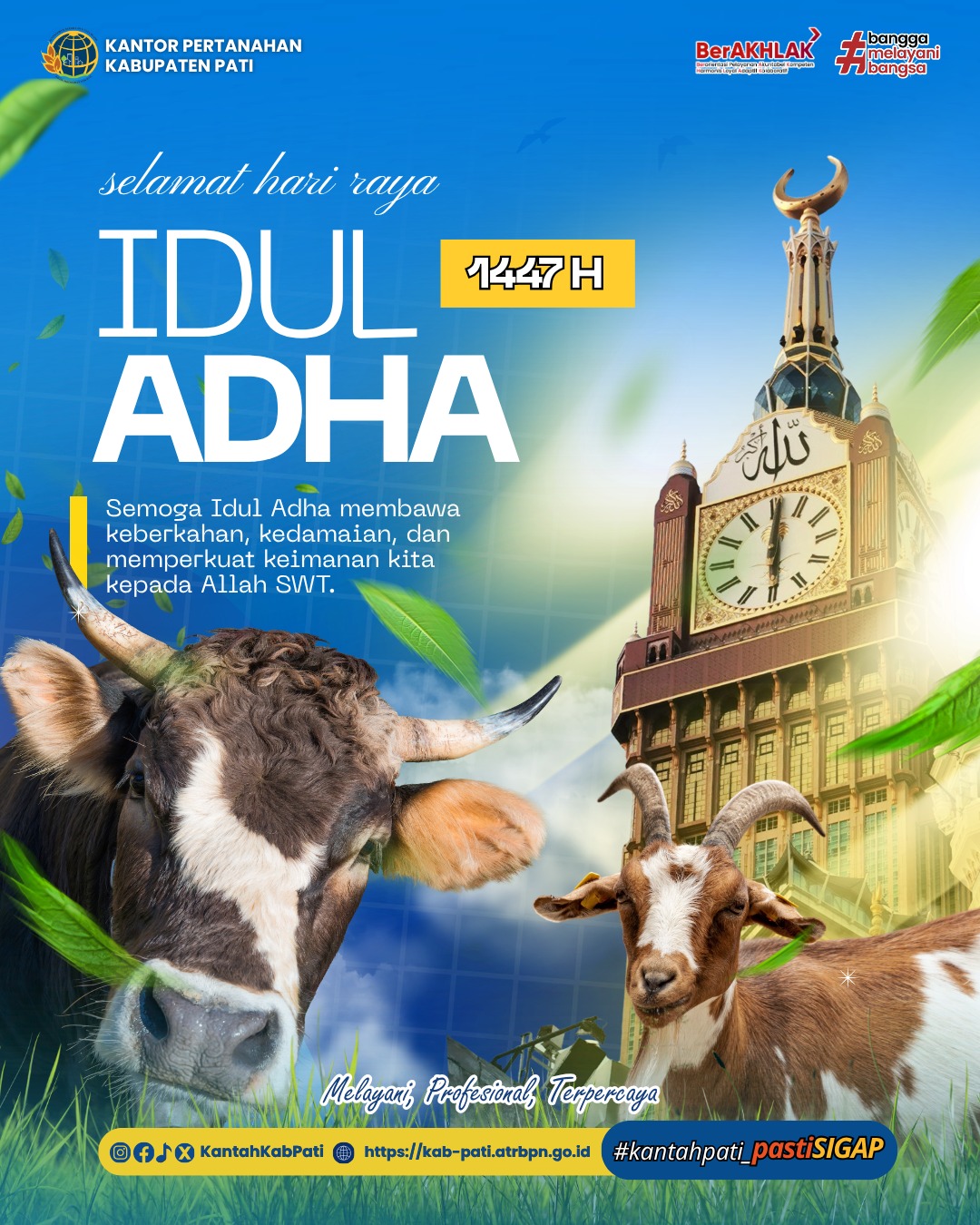🌙🐐 Selamat Hari Raya Idul Adha 1447 H 🐄✨