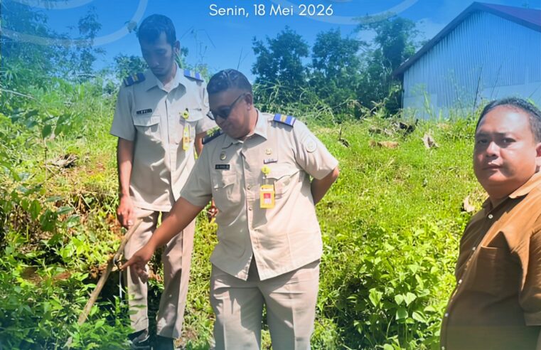 Pemeriksaan Lapang Panitia A Kantor Pertanahan Kabupaten Pati di Lapang Tanah Bengkok Desa di Desa Tranggan