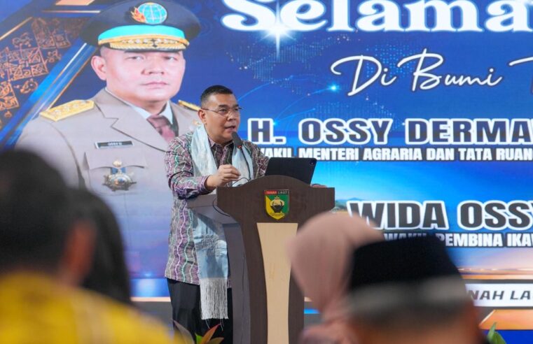 Wamen Ossy Ajak Pemkab Menguatkan GTRA untuk Selesaikan Masalah Pertanahan di Tanah Laut