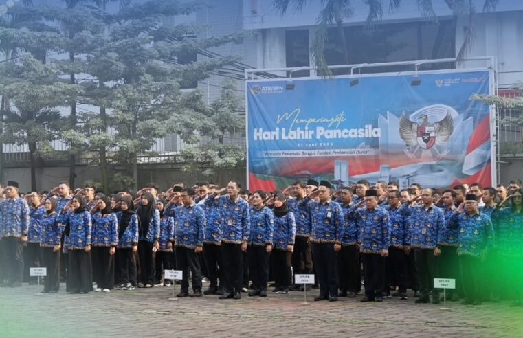 Direktorat Jenderal Penataan Agraria mengikuti Upacara Peringatan Hari Lahir Pancasila Tahun 2026