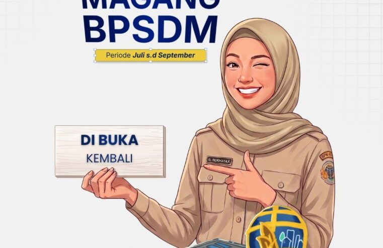 Hai #SobatBPSDMProgram Magang di BPSDM KEMENTERIAN ATR/BPN sudah dibuka lagi nih sob..