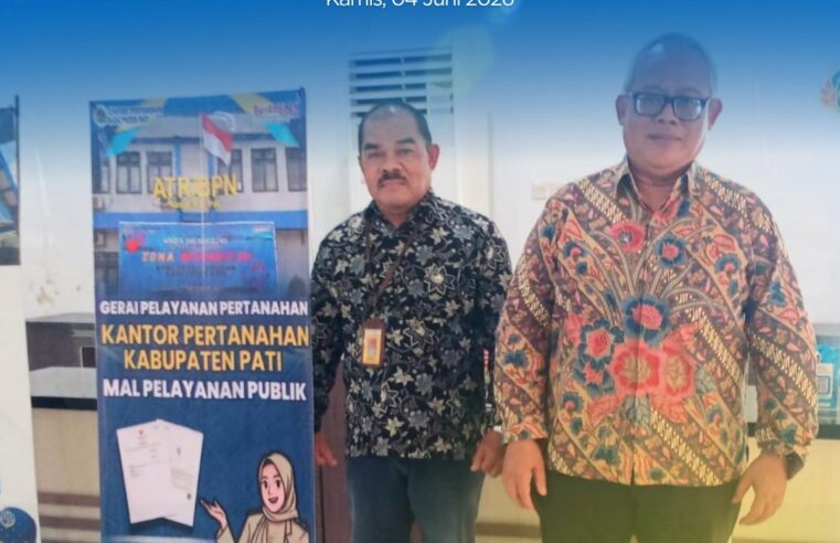 Kantor Pertanahan Kabupaten Pati terus berkomitmen meningkatkan kualitas pelayanan kepada masyarakat melalui penyediaan layanan pertanahan di Loket Mall Pelayanan Publik (MPP)