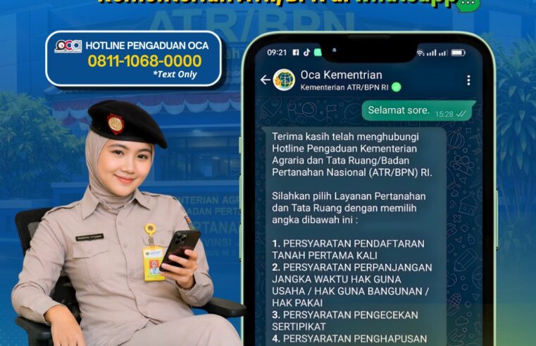 Halo #SobATRBPN, Punya aspirasi atau pengaduan seputar layanan pertanahan?