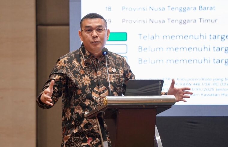 Wamen ATR/Waka BPN Tekankan Pentingnya Satu Data Sawah Nasional untuk Perkuat Perlindungan Lahan Pertanian