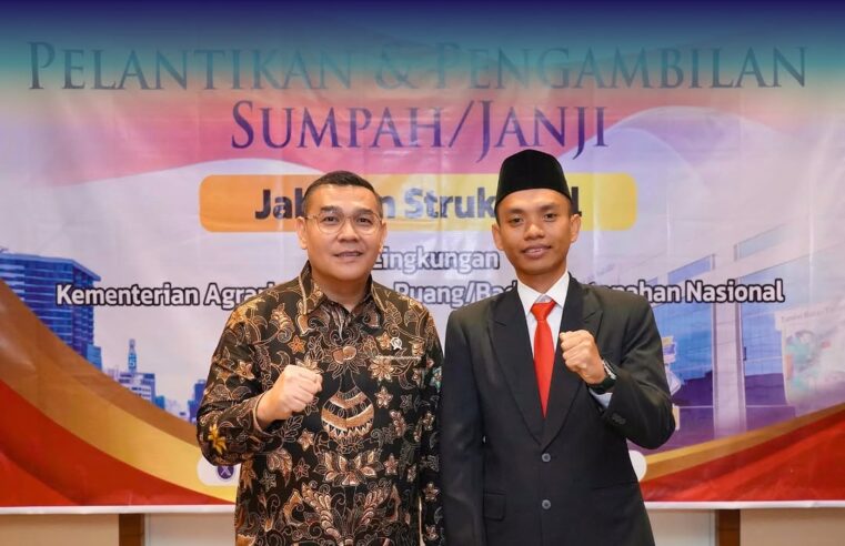 Kanwil BPN provinsi Jawa Tengah ikuti Pelantikan dan Pengambilan Sumpah/Janji Jabatan Struktural Secara Daring