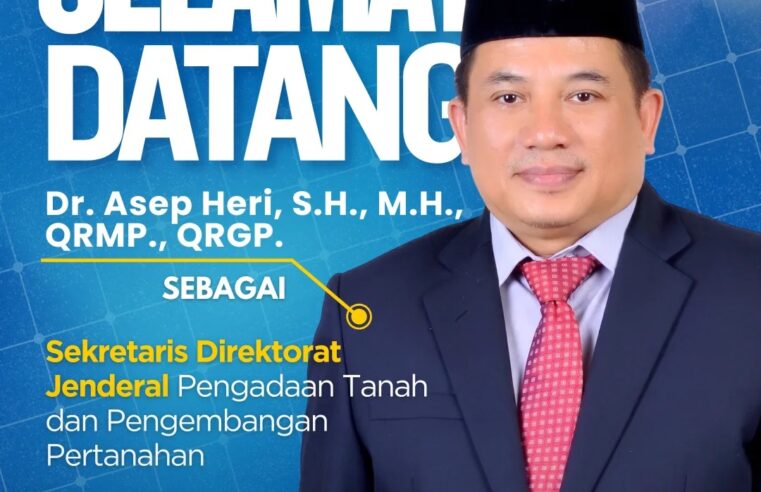 Segenap jajaran Ditjen PTPP mengucapkan “Selamat dan sukses” atas dilantiknya: