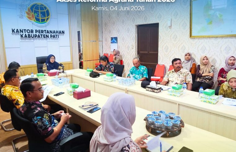 Kantor Pertanahan Kabupaten Pati Gelar Rapat Diseminasi Akses Reforma Agraria Tahun 2026