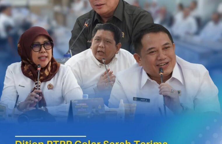 Ditjen PTPP Gelar Serah Terima Jabatan Dalam Rangka Promosi dan Mutasi di Lingkungan Ditjen PTPP