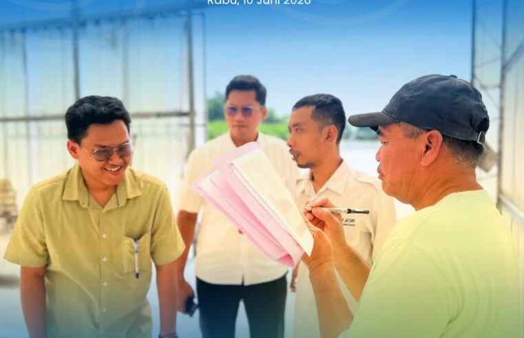 Seksi Penataan dan Pemberdayaan Kantor Pertanahan Kabupaten Pati Laksanakan Cek Lapang Permohonan Pertimbangan Teknis Pertanahan di Desa Sidomukti