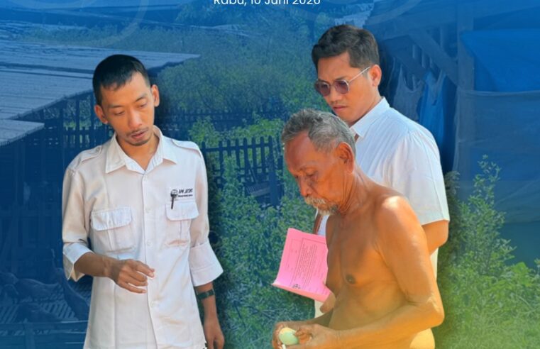 Seksi Penataan dan Pemberdayaan Kantor Pertanahan Kabupaten Pati Laksanakan Peninjauan Lokasi PKKPR Non Berusaha di Desa Margomulyo