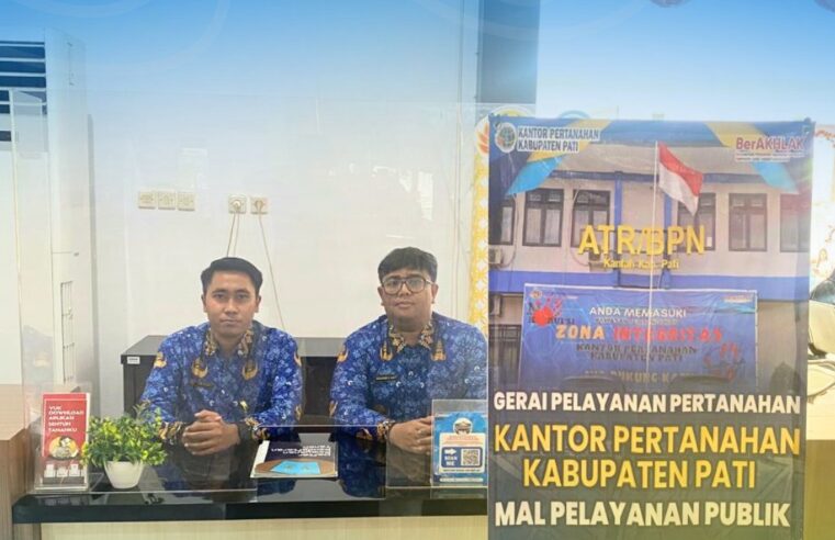 Kantor Pertanahan Kabupaten Pati terus berkomitmen meningkatkan kualitas pelayanan kepada masyarakat melalui penyediaan layanan pertanahan di Loket Mall Pelayanan Publik (MPP)