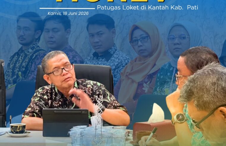 Plh. Kepala Kantor Pertanahan Kabupaten Pati Pimpin Rapat Monitoring dan Evaluasi Petugas Loket