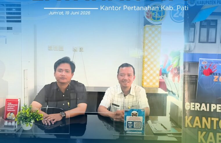 Kantor Pertanahan Kabupaten Pati terus berkomitmen meningkatkan kualitas pelayanan kepada masyarakat melalui penyediaan layanan pertanahan di Loket Mall Pelayanan Publik (MPP) Kabupaten Pati