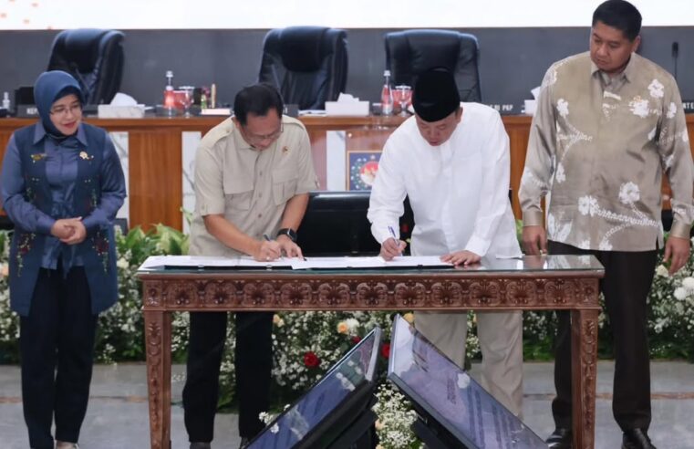Menteri ATR/Kepala BPN Nusron Wahid bersama Menteri Dalam Negeri Muhammad Tito Karnavian, Menteri Perumahan dan Kawasan Permukiman (PKP) Maruarar Sirait, dan Kepala Badan Pusat Statistik (BPS) Amalia Adininggar Widyasanti memperkuat sinergi lintas sektor dalam mendukung Program Strategis Nasional Pembangunan 3 Juta Rumah dan Ketahanan Pangan