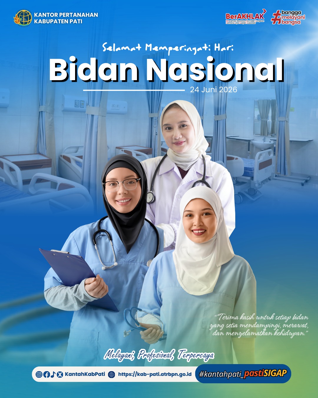 👩‍⚕️💙 Selamat Hari Bidan Nasional 2026 💙👩‍⚕️