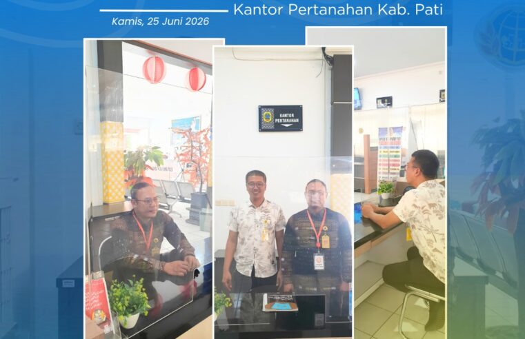 Kantor Pertanahan Kabupaten Pati terus berkomitmen meningkatkan kualitas pelayanan kepada masyarakat melalui penyediaan layanan pertanahan di Loket Mall Pelayanan Publik (MPP) Kabupaten Pati