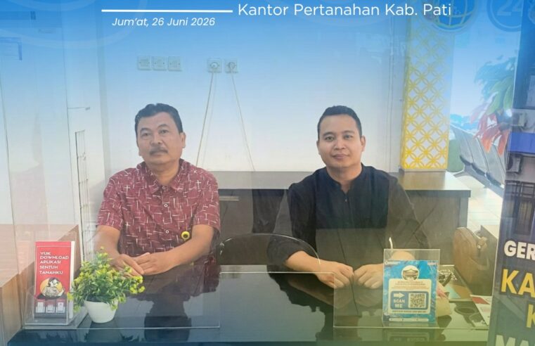 Kantor Pertanahan Kabupaten Pati terus berkomitmen meningkatkan kualitas pelayanan kepada masyarakat melalui penyediaan layanan pertanahan di Loket Mall Pelayanan Publik (MPP) Kabupaten Pati