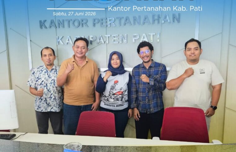 Kantor Pertanahan Kabupaten Pati kembali menghadirkan inovasi pelayanan publik melalui program PELATARAN (Pelayanan Pertanahan Akhir Pekan)