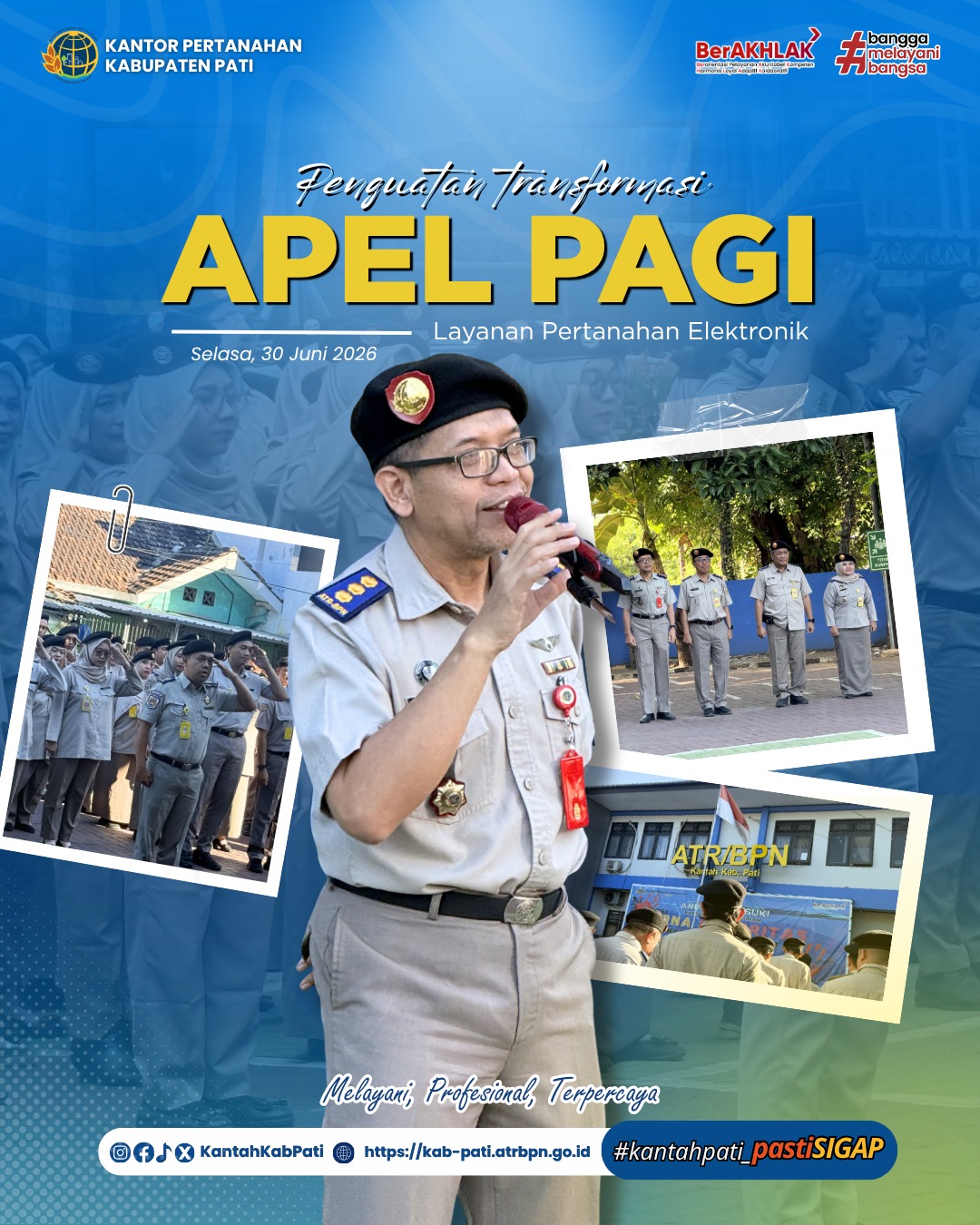 Apel Pagi Kantor Pertanahan Kabupaten Pati – Penguatan Transformasi Layanan Pertanahan