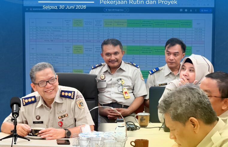 Kantor Pertanahan Kabupaten Pati menggelar Rapat Evaluasi Mingguan Pekerjaan Rutin dan Proyek (REMPEYEK)