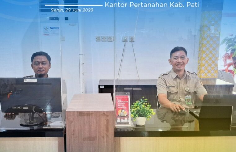 Kantor Pertanahan Kabupaten Pati terus berkomitmen meningkatkan kualitas pelayanan kepada masyarakat melalui penyediaan layanan pertanahan di Loket Mall Pelayanan Publik (MPP) Kabupaten Pati