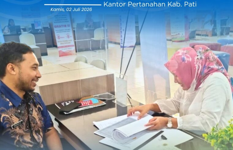 Kantor Pertanahan Kabupaten Pati terus berkomitmen meningkatkan kualitas pelayanan kepada masyarakat melalui penyediaan layanan pertanahan di Loket Mall Pelayanan Publik (MPP) Kabupaten Pati