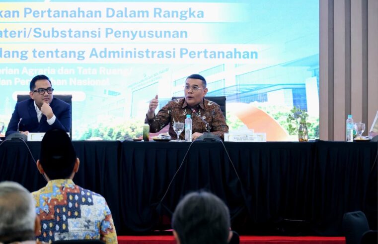 FGD Bersama Komisi II DPR RI, Wamen Ossy: RUU Administrasi Pertanahan untuk Wujudkan Sistem Pertanahan yang Lebih Baik