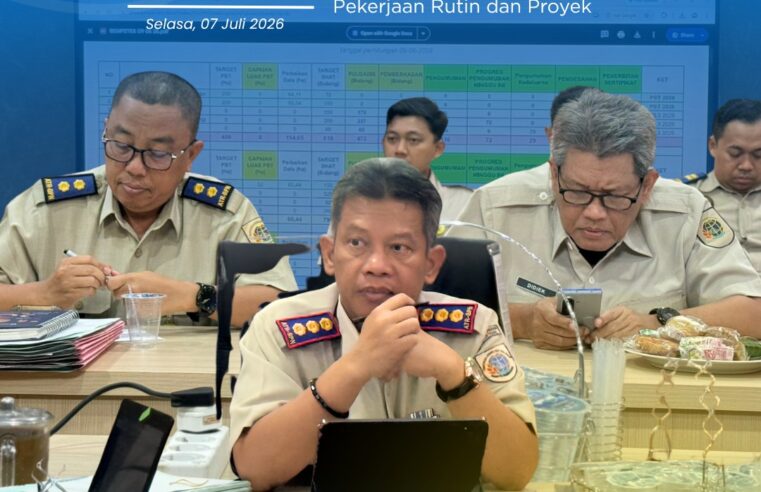 Kantor Pertanahan Kabupaten Pati menggelar Rapat Evaluasi Mingguan Pekerjaan Rutin dan Proyek (REMPEYEK)