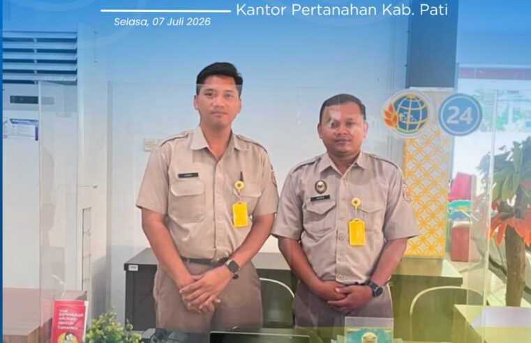 Kantor Pertanahan Kabupaten Pati terus berkomitmen meningkatkan kualitas pelayanan kepada masyarakat melalui penyediaan layanan pertanahan di Loket Mall Pelayanan Publik (MPP) Kabupaten Pati