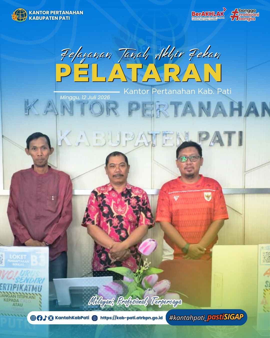 Kantor Pertanahan Kabupaten Pati kembali menghadirkan inovasi pelayanan publik melalui program PELATARAN
