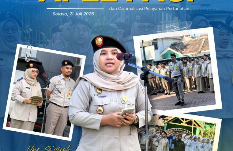 Apel Pagi Kantor Pertanahan Kabupaten Pati Tekankan Penguatan Zona Integritas dan Optimalisasi Pelayanan