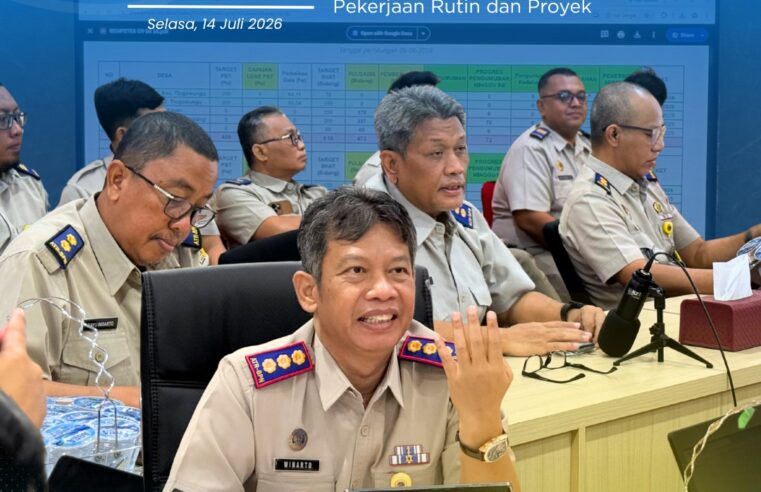 Kantor Pertanahan Kabupaten Pati menggelar Rapat Evaluasi Mingguan Pekerjaan Rutin dan Proyek (REMPEYEK), 21/07/2026