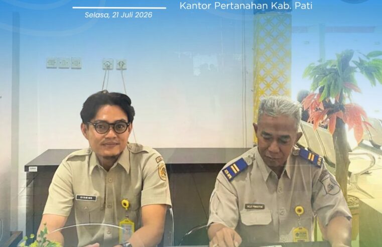 Kantor Pertanahan Kabupaten Pati terus berkomitmen meningkatkan kualitas pelayanan kepada masyarakat melalui penyediaan layanan pertanahan di Loket Mall Pelayanan Publik (MPP), 21/07/2026