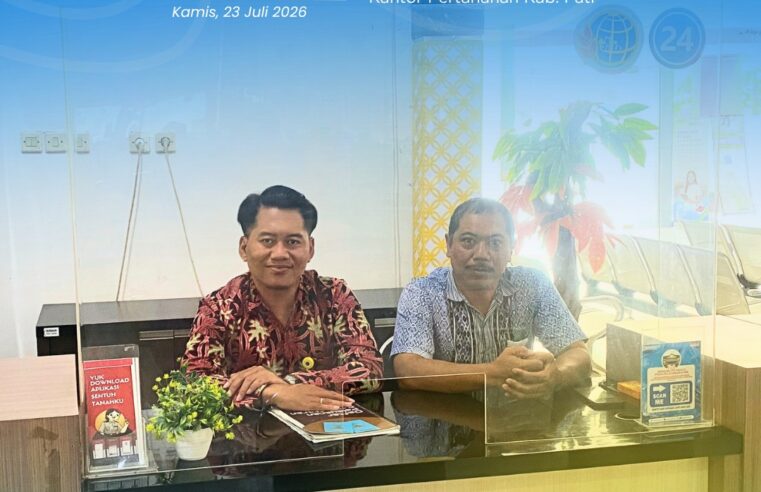 Kantor Pertanahan Kabupaten Pati terus berkomitmen meningkatkan kualitas pelayanan kepada masyarakat melalui penyediaan layanan pertanahan di Loket Mall Pelayanan Publik (MPP) , 23/07/2026