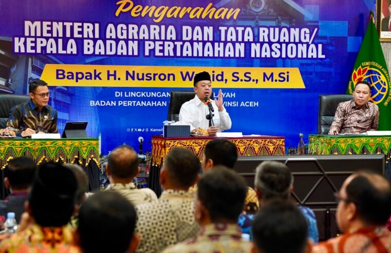 Menteri ATR/Kepala BPN: Transformasi Layanan Pertanahan Harus Berorientasi pada Kepuasan Masyarakat