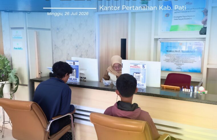 Kantor Pertanahan Kabupaten Pati kembali menghadirkan inovasi pelayanan publik melalui program PELATARAN