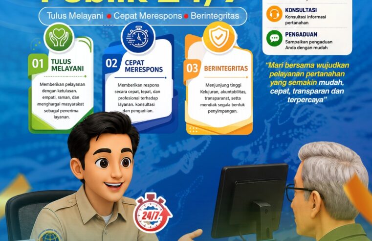 Kantor Pertanahan Kabupaten Pati terus berkomitmen untuk menghadirkan pelayanan pertanahan yang mudah, cepat, transparan, dan terpercaya bagi seluruh masyarakat.