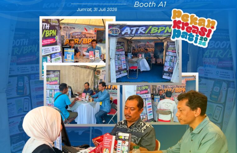 Kantor Pertanahan Kabupaten Pati Hadirkan Pelayanan Pertanahan di Pekan Kreasi Pati 2026