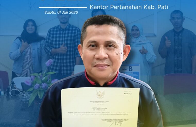 Kantor Pertanahan Kabupaten Pati kembali menghadirkan inovasi pelayanan publik melalui program PELATARAN (Pelayanan Pertanahan Akhir Pekan