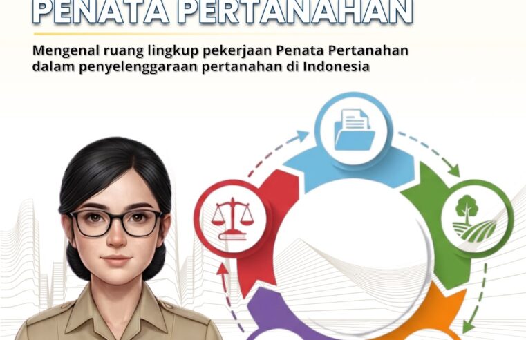 Halo #SobatPusbinJF Tahukah kamu Menjadi Penata Pertanahan bukan hanya mengurus satu bidang pekerjaan?