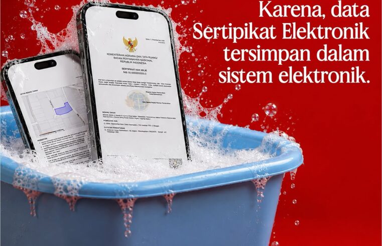 Halo #SobATRBPN, Yuk lindungi aset terbaikmu dari risiko kerusakan fisik seperti basah, robek, atau bahkan hilang.