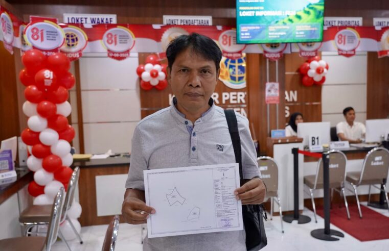 Masyarakat Dapatkan Jadwal Ukur Pasti dan PBT Terbit Cepat Berkat Layanan Pengukuran Terjadwal