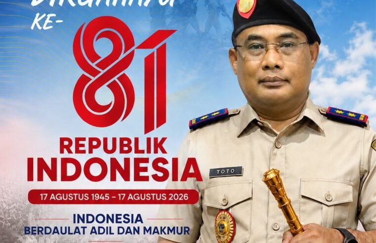Kepala Kantor Wilayah Badan Pertanahan Nasional Provinsi Jawa Tengah beserta Jajaran Kanwil BPN Provinsi Jawa Tengah mengucapkan Selamat Hari Ulang Tahun Ke-81 Republik Indonesia.