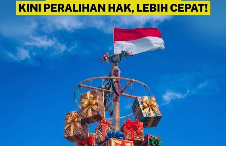 Halo #SobATRBPN! Menyambut Hari Kemerdekaan Republik Indonesia, ada kabar baik untuk kamu yang ingin mengurus layanan Peralihan Hak!