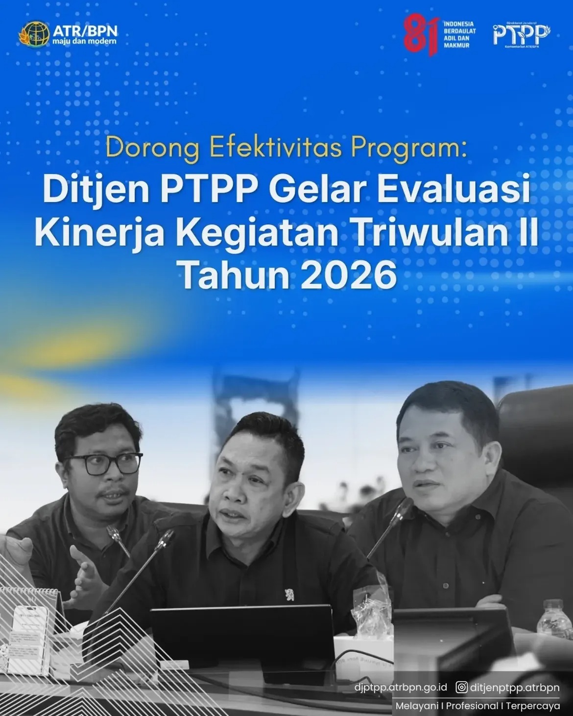 Dorong Efektivitas Program: Ditjen PTPP Gelar Rapat Pelaksanaan Evaluasi Kinerja Kegiatan Triwulan II Tahun 2026.